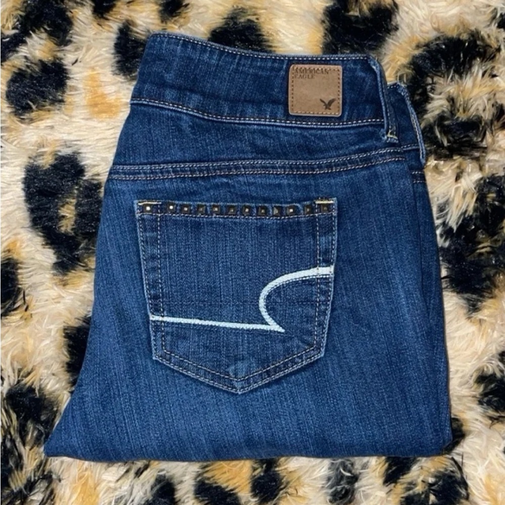American Eagle studded jeans 8